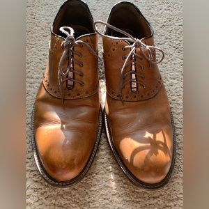 Aston Grey Edoessa Wingtip Oxford - Brown - Size 13